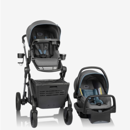Evenflo Pivot Troop Child and Pet Modular Travel System - Bluestone Gray, Travel System