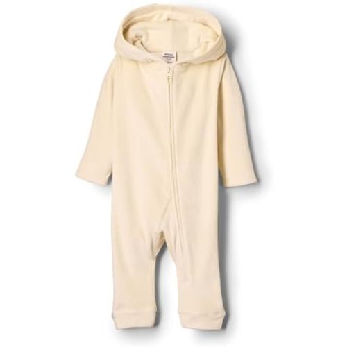 Amazon Essentials x Sofia Grainge Unisex Babies' Velour Hooded Coverall
