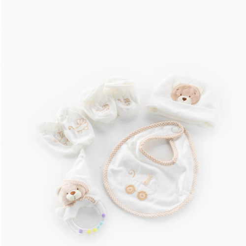 5pc Baby Set - Beige