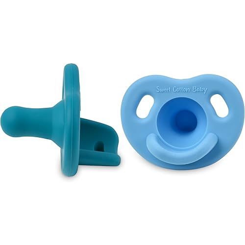 Pacifier – Soft Silicone – 0-36 Months – BPA Free – Natural Latch – Lightweight, Dishwasher Safe – for Newborns, Infants, Toddlers