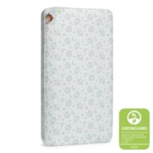Kolcraft Pediatric 800 Crib and Toddler Mattress, Extra Firm, Waterproof, Non-Toxic, Mint/Gray Moonlight Owls