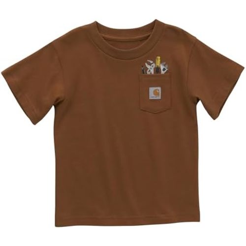 Carhartt Kid's CA6509 Short-Sleeve Tool Pocket T-Shirt - Boys