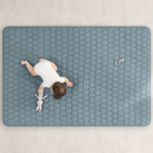Premium Play Mat with Non-Slip Bottom, Rectangle, Small