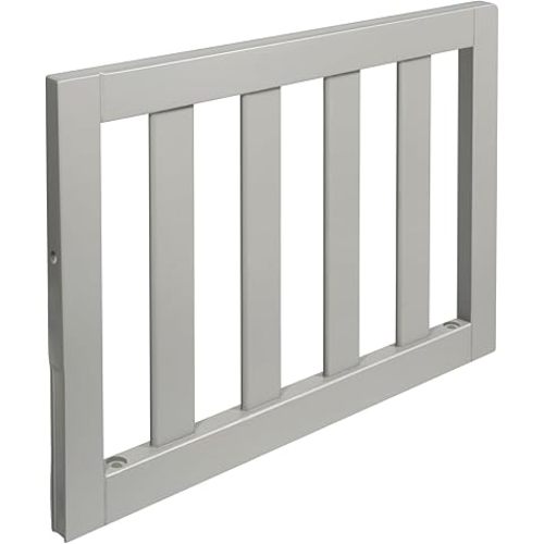 Toddler Safe Guardrail Compatible with Storkcraft and Graco Crib Conversion, Toddler Crib Rail for Prevent Toddler from Rolling Off The Bed, Gray
