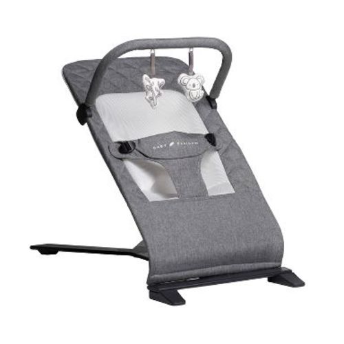 Baby Delight Alpine Deluxe Portable Bouncer - Charcoal Gray
