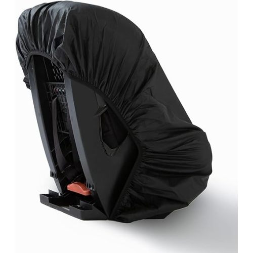 Car Seat Cover for Air Travel, Car Seat Travel Bag for Gate Check, Sun Shade, Waterproof, Dustproof & Abrasionproof, Covers and Blocks Out Heat & Sun| Baby Travel Accessories (Black)