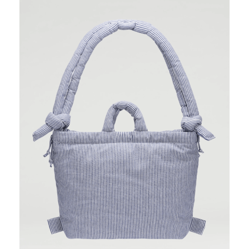 Ona Soft Bag – Diaper Bag Cotton Navy Stripe