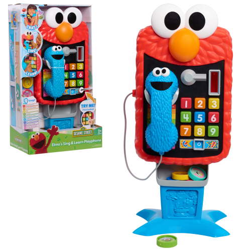 Sesame Street Elmo’s Sing & Learn 17.5-inch Playphone, Kids Ages 2 and up