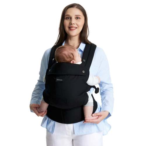 Porte-Bébé en Coton 3-24Mois - Noir