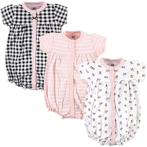 Hudson Baby Unisex Cotton Rompers