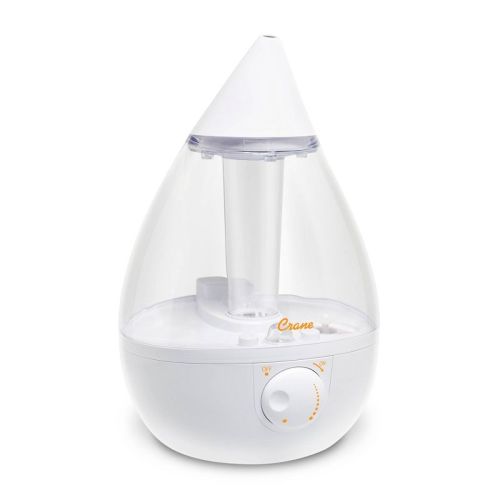 Crane Drop Ultrasonic Cool Mist Humidifier - White/clear - 1gal