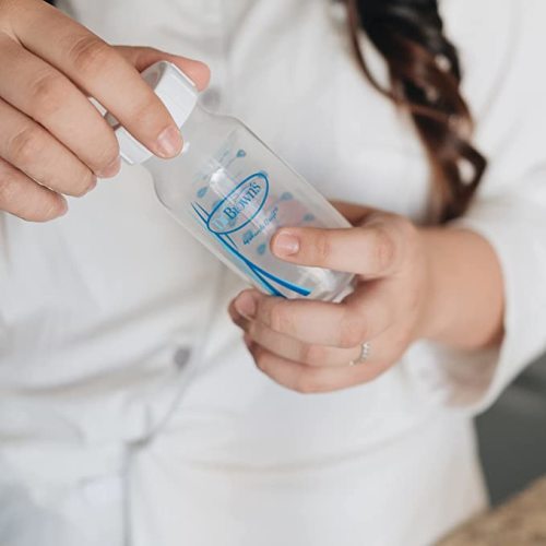 Dr. Brown's Breast Milk Collection Bottles with Storage Caps, Breast Pumps Compatible, Collect, Store, and Keep Milk Fresh, BPA Free – 4-Pack