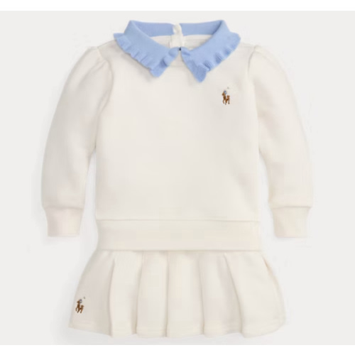 Collared Terry Sweatshirt & Skort Set