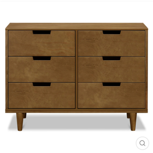 DaVinci Marley 6-Drawer Double Dresser | Modern Nursery™ Color- Walnut