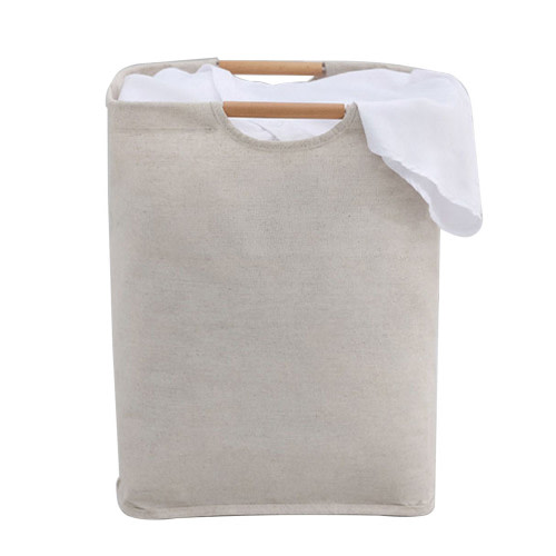 Fall Savings Clearance! UHUYA Rolling Laundry Basket Foldable Dirty Clothes Portable Skinny Hamper Organizer Storage Bins Cotton and Linen Dirty Clothes Basket Folding Portable Fabric Dirt, 58L