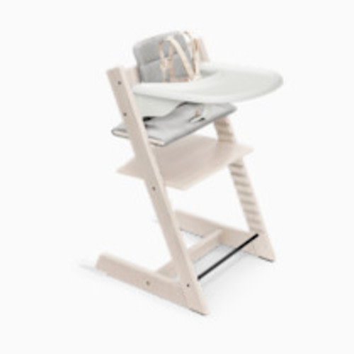 Stokke Tripp Trapp High Chair Complete² - Whitewash / Anthracite Cushion/ White Tray