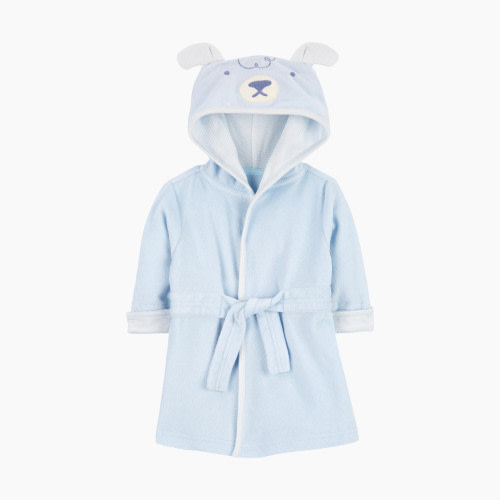 Carter's Hooded Terry Robe - Blue, 0-9 M