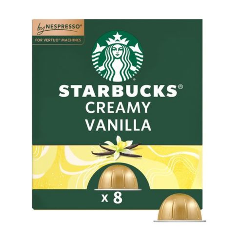 Starbucks by Nespresso Vertuo Line Creamy Vanilla Flavor Light Roast Coffee Pods - 8ct