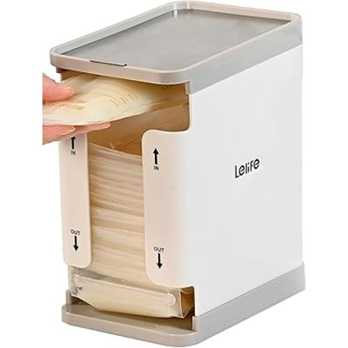 Freeze Organizer for Breast Milk Storage Bags, Container Storing First-in First-Out System with Tray for Freezing Breastmilk to Feed Baby