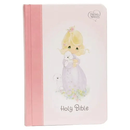 NKJV, Precious Moments Small Hands Bible, Hardcover, Pink, Comfort Print: Holy Bible, New King James Version