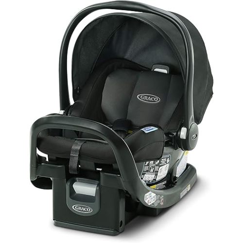 Graco SnugFit 35 Infant Car Seat with Simply Safe Adjust Harness System | Baby Car Seat with Anti Rebound Bar, Gotham