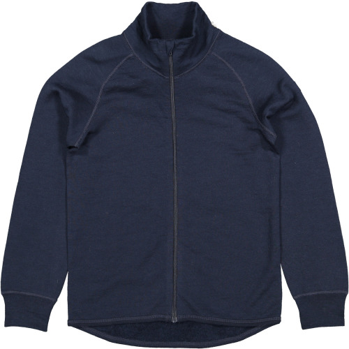 Polarn O. Pyret Merino Wool Terry Zip Up Sweater