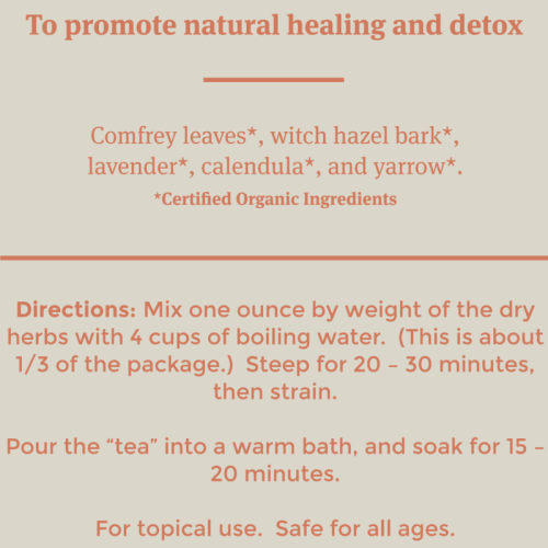Herbal Soothing Bath - For Sore Muscles and Postpartum Healing