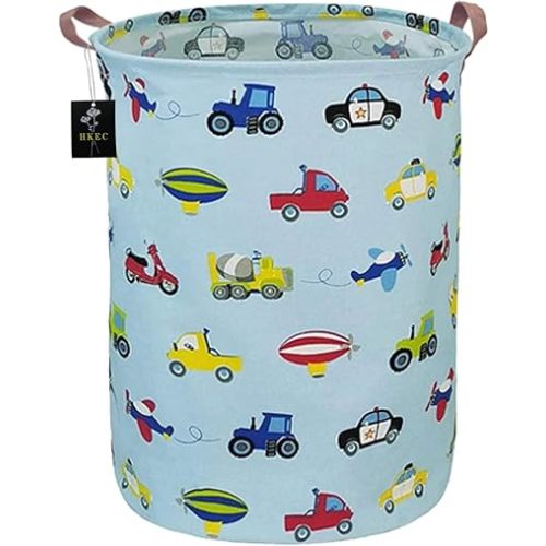 Kids Laundry Basket,Boys Toy Storage Bin,Baby Dirty Clothes Hamper,Nursery Hamper for Bedroom,Gift Baskets(Car)