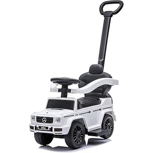 Best Ride On Cars Mercedes G-Wagon 3 in 1 Push Car, White