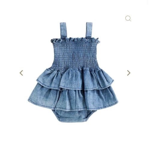 Denim Romper Jumpsuit – The Ollie Bee