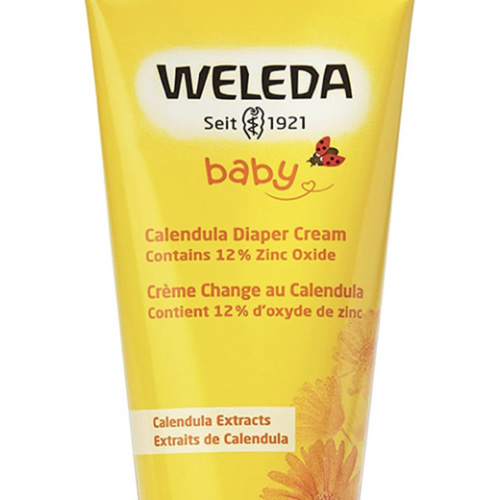 Weleda Baby Calendula Diaper Cream, 2.8 Fluid Ounce, Plant Rich Protection with Calendula, Chamomile, Sweet Almond Oil, Lanolin and Zinc Oxide