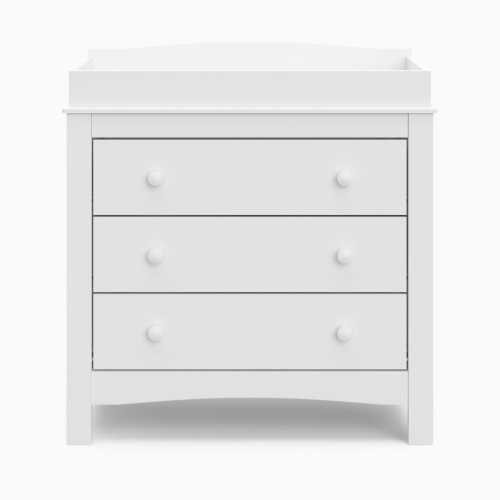 Graco Noah 3 Drawer Chest with Changing Topper - White