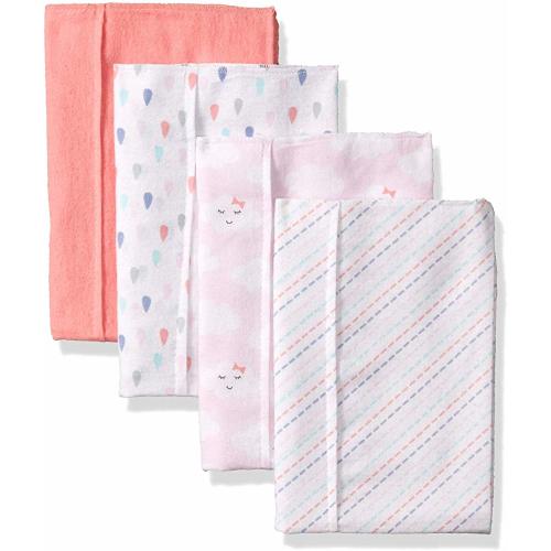 Unisex Baby Cotton Flannel Burp Cloths
