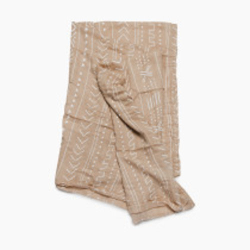 Loulou Lollipop Bamboo Muslin Swaddle - Almond Mudcloth
