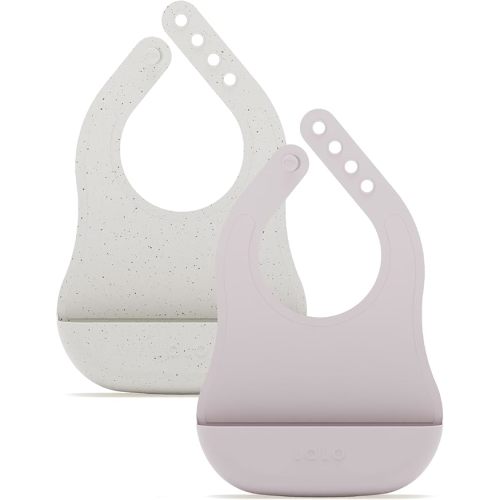 Lalo The Bib - Set of 2, Lavender