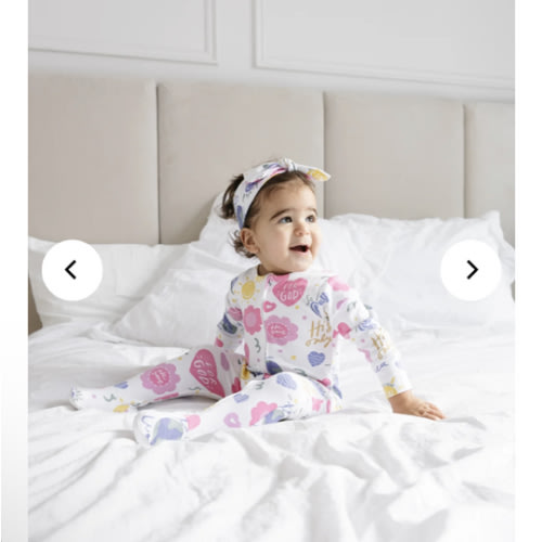 For God So Loved The World PJ Footed Onesie Cotton