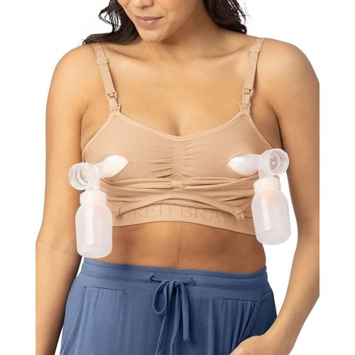 Kindred Bravely Sublime Pumping Bra Hands Free | Nursing and Pumping Bra in One | Wearable Breast Pump Bra