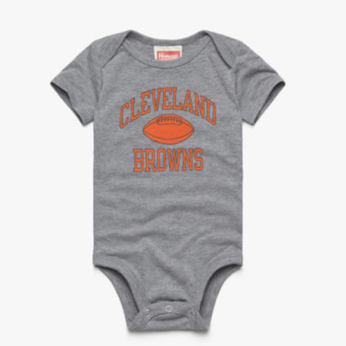 Cleveland Browns Gridiron Baby One Piece
