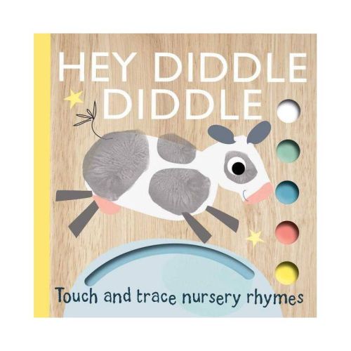 Hey Diddle Diddle - (Touch and Trace Nursery Rhymes) - by Emily Bannister (Board Book)