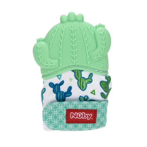 Nuby 3d Teething Mitten Cactus