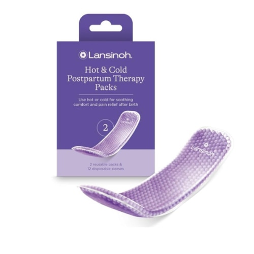 Lansinoh Hot and Cold Pads for Postpartum Essentials, 2 Count Postpartum Pads