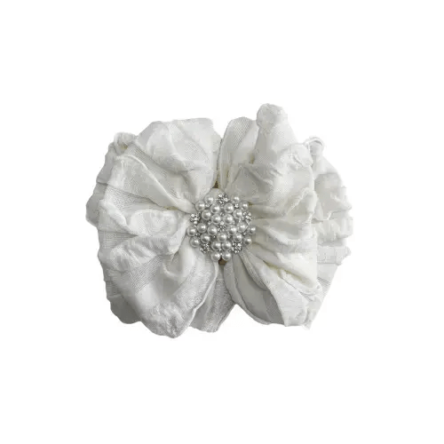 Pearl Ruffled Headband | Color: IVORY