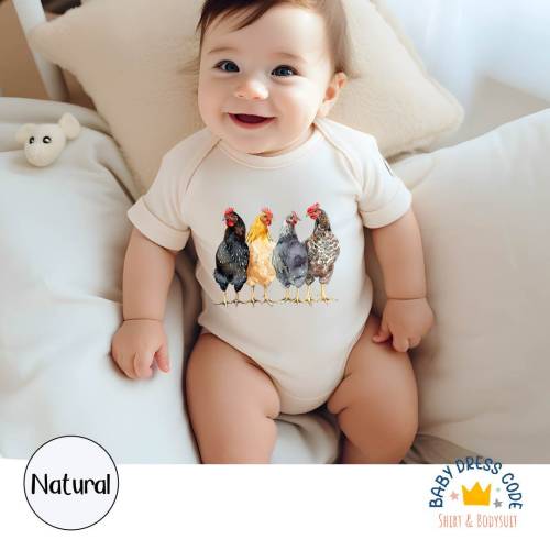 Chickens Baby Farmer Bodysuit, Country Toddler Tee, Chicken Animal Youth Shirt, Chickens Toddler, Farmer Baby Chicken Bodysuit, Farm Toddler