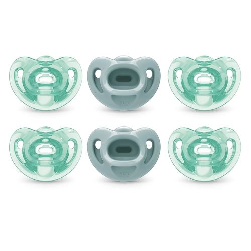 NUK Comfy Pacifiers, 6-18 Months, 6 Pack