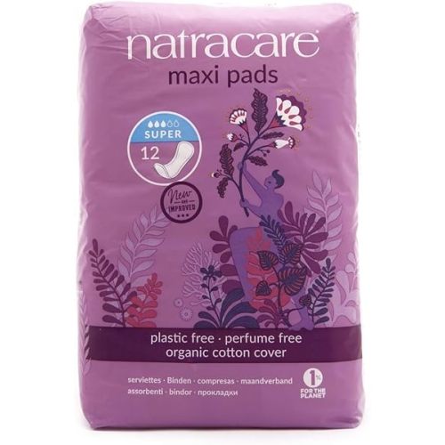 Natracare Maxi Pads, Super