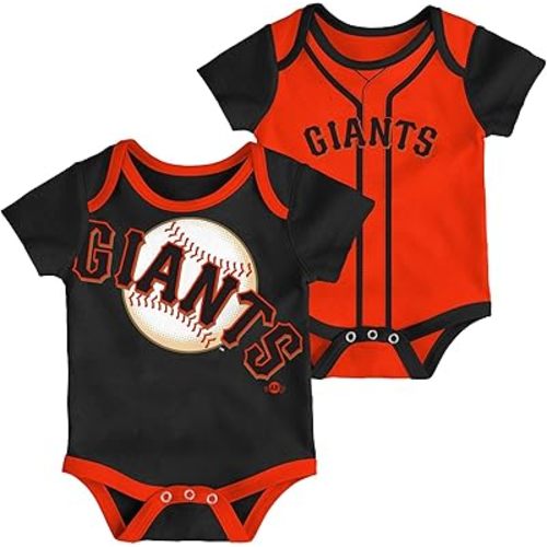 Outerstuff MLB Newborn & Infants 0-24 Months 2 Piece Team Graphic Creeper Bodysuit Romper Set