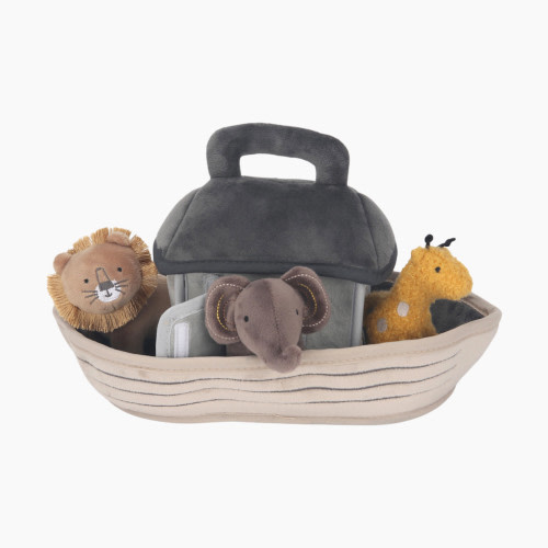 Lambs & Ivy Interactive Plush Toy with Animals - Baby Noah
