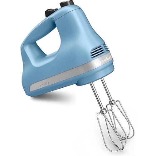 KitchenAid 5-Speed Ultra Power Hand Mixer - KHM512, Velvet Blue