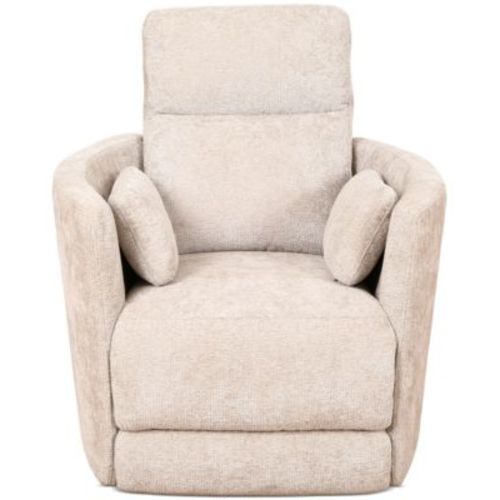 Gardley 38" Fabric Power Swivel Recliner, Created for Macy's