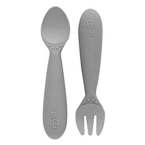 ezpz™ Mini Utensils in Grey